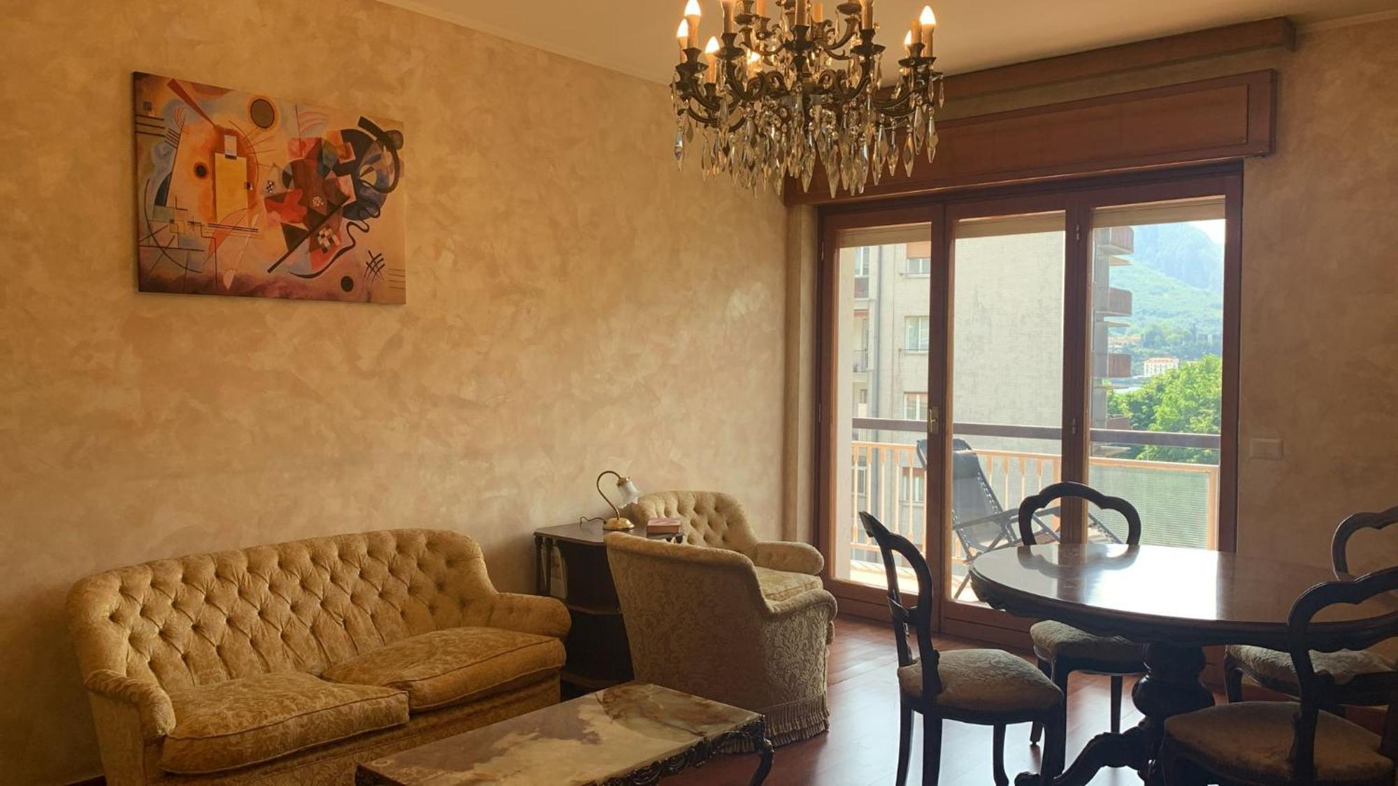 Ferienwohnung Big Romantic Lake View & Terrace Lecco Exterior foto